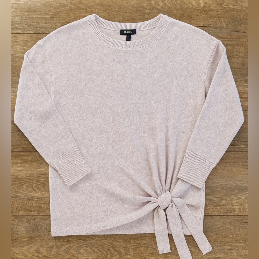 Jcrew Women's light purple Tie-Front Sweater